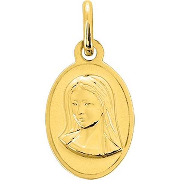 Médaille vierge Or Jaune 375