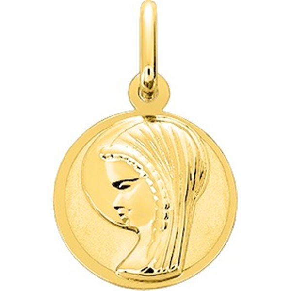 Médaille vierge Or Jaune 375