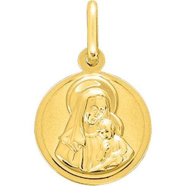 Médaille vierge Or Jaune 375