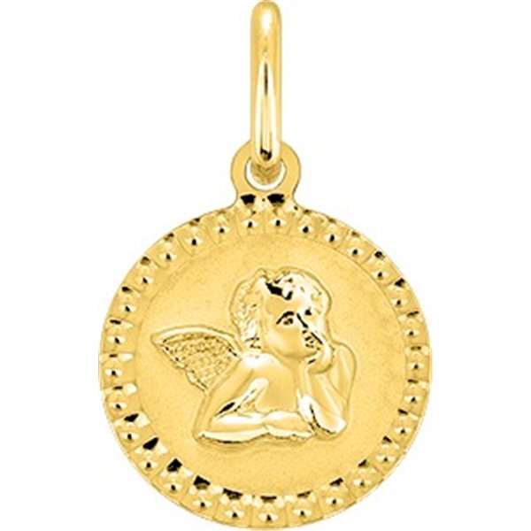 Médaille ange Or Jaune 375