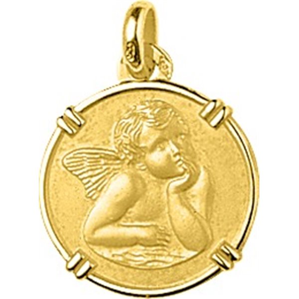 Medaille ange Or Jaune 375