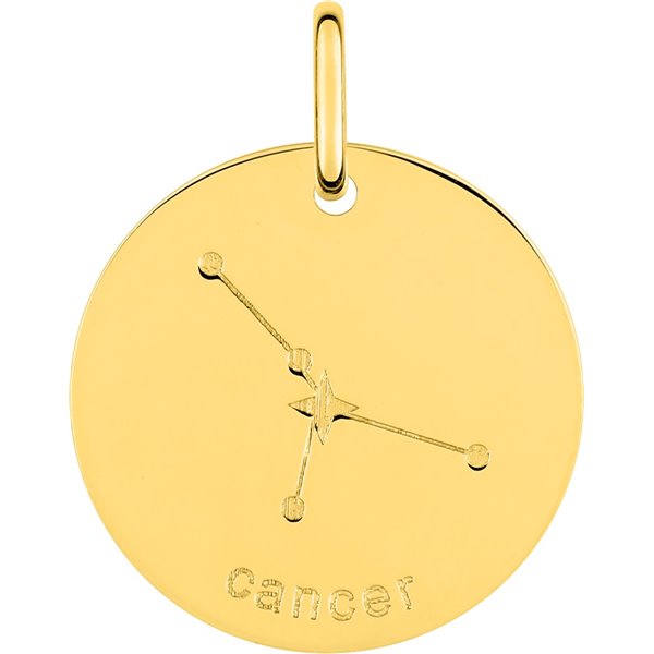 Médaille Cancer Or Jaune 375