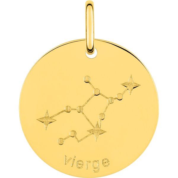 Médaille Vierge Or Jaune 375