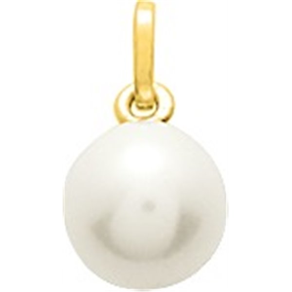 Pendentif perle de culture d'eau douce Or Jaune 375