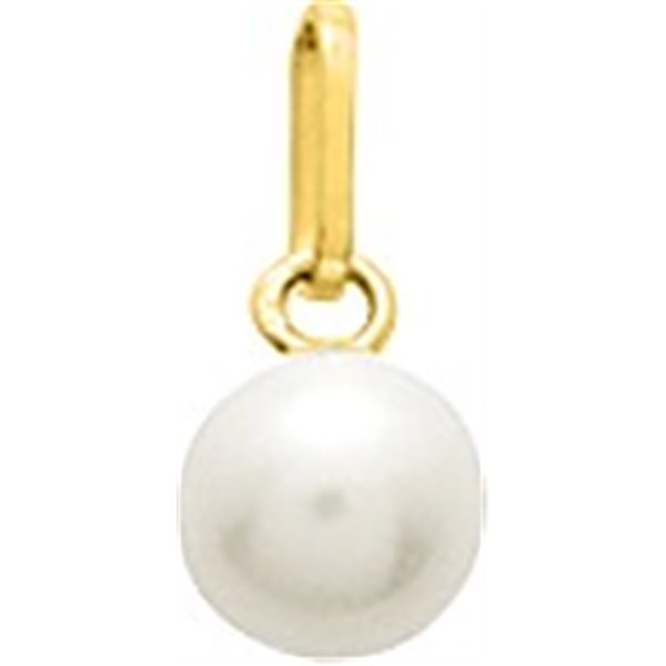 Pendentif perle de culture d'eau douce Or Jaune 375