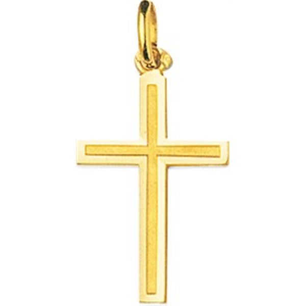 Pendentif croix Or Jaune 750