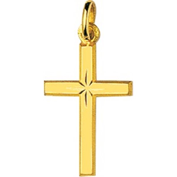 Pendentif croix Or Jaune 750