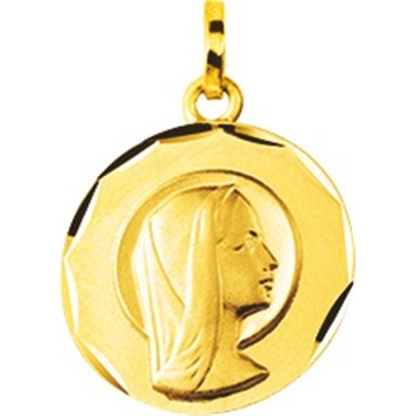 Médaille vierge Or Jaune 375