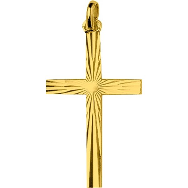 Pendentif croix Or Jaune 750