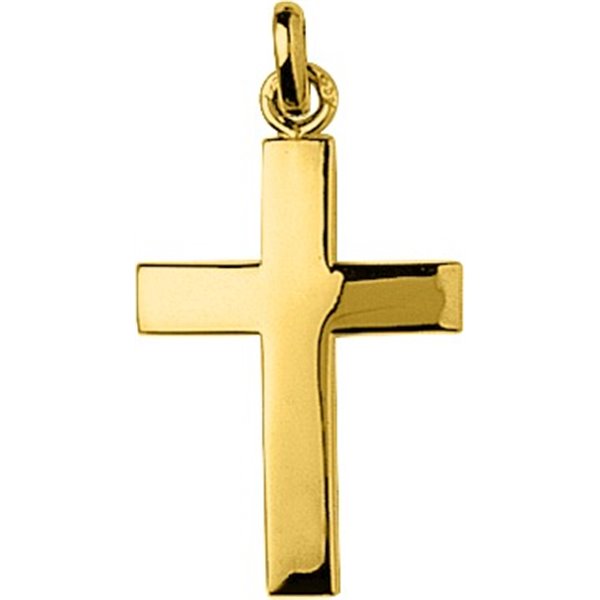 Pendentif croix Or Jaune 750