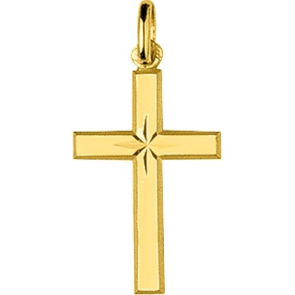 Pendentif croix Or Jaune 750