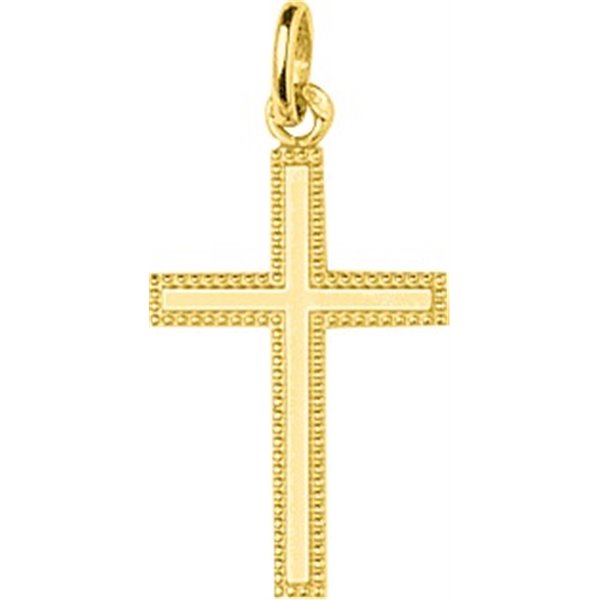 Pendentif croix Or Jaune 750