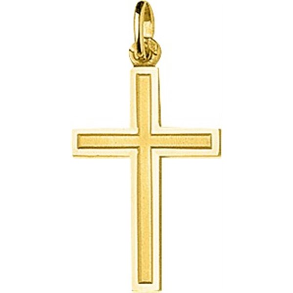 Pendentif croix Or Jaune 750