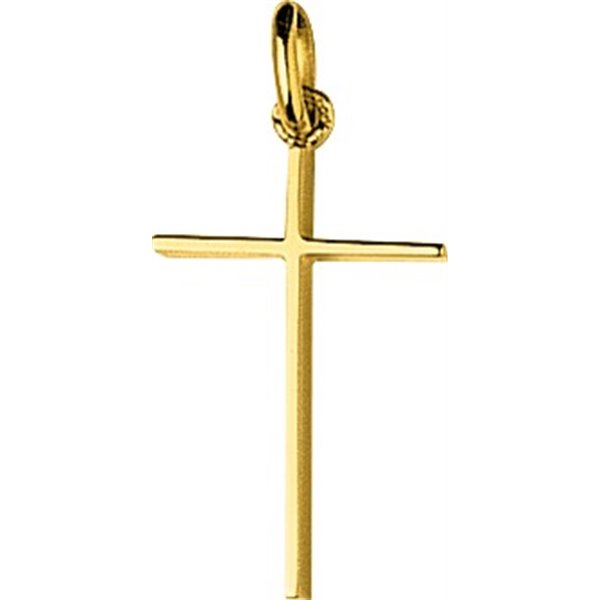 Pendentif croix Or Jaune 750