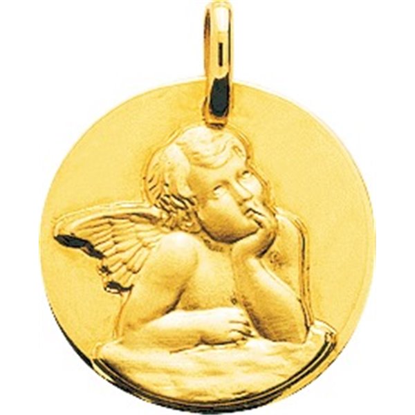 Medaille ange Or Jaune 375