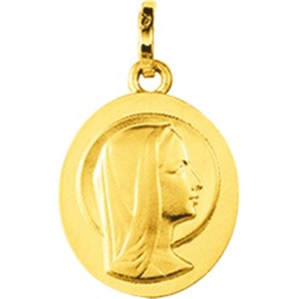 Médaille vierge Or Jaune 375