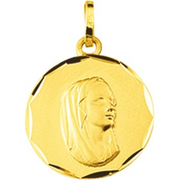 Médaille vierge Or Jaune 375