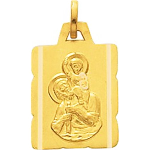 Medaille Saint Christophe Or Jaune 375