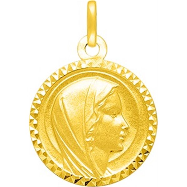 Médaille vierge Or Jaune 375