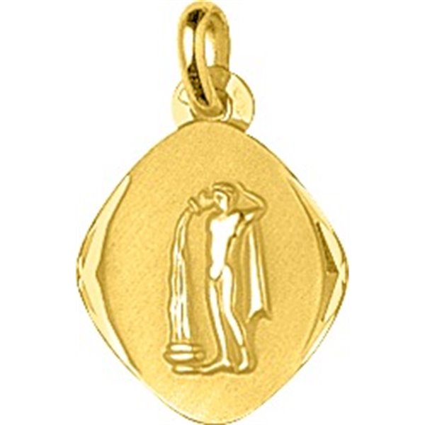 Médaille verseau Or Jaune 750