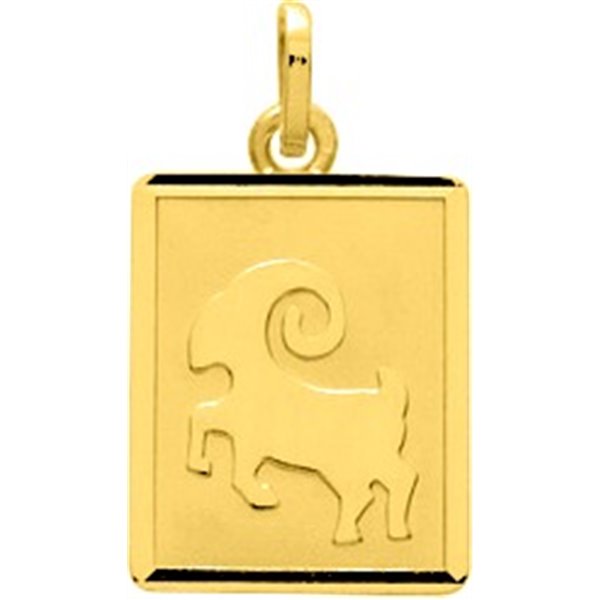 Pendentif zodiaque Bélier Or Jaune 750