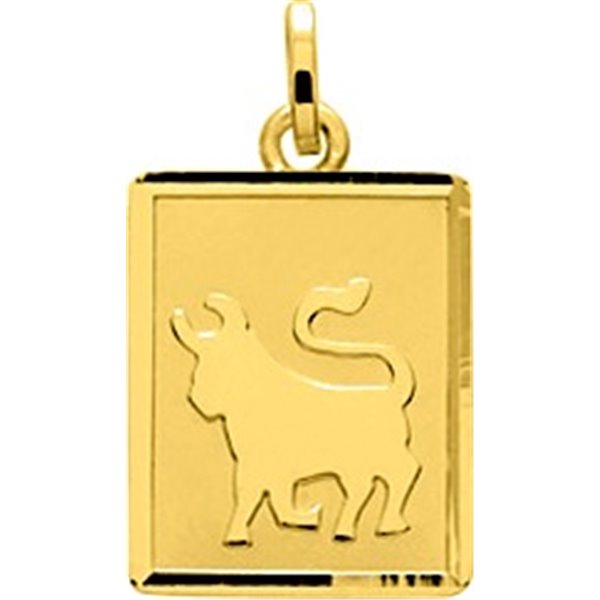 Pendentif zodiaque Taureau Or Jaune 750