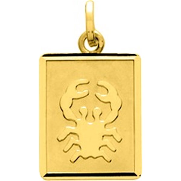 Pendentif zodiaque Cancer Or Jaune 750