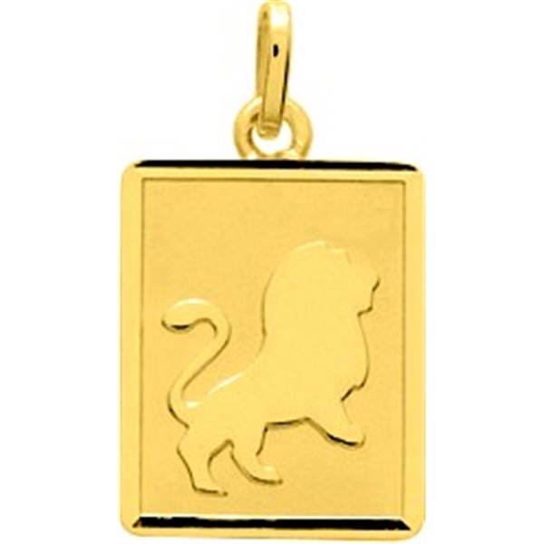 Pendentif zodiaque Lion Or Jaune 750