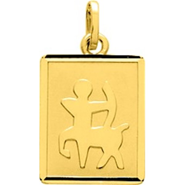 Pendentif zodiaque Sagittaire Or Jaune 750