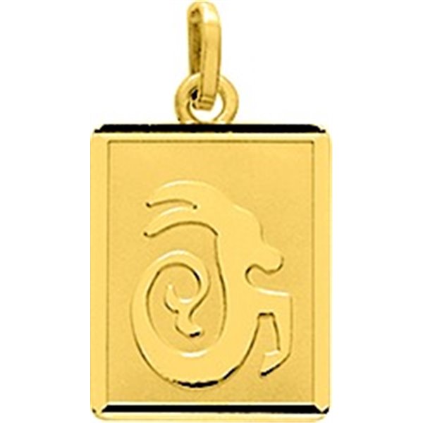 Pendentif zodiaque Capricorne Or Jaune 750