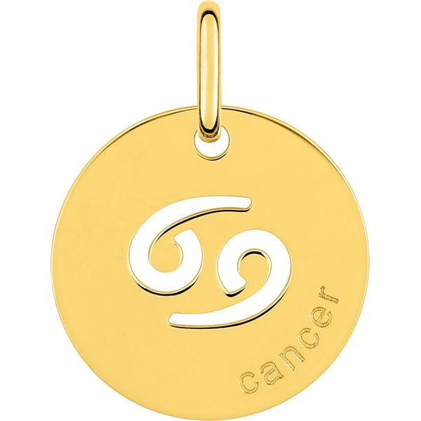 Pendentif zodiaque Cancer Or Jaune 750