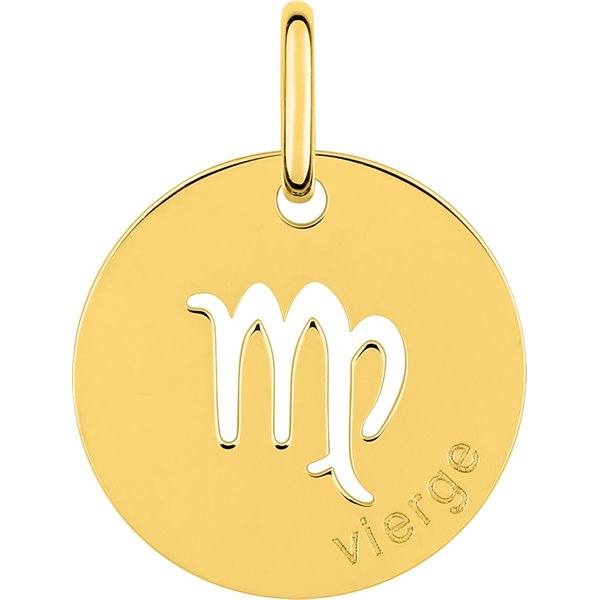 Pendentif zodiaque Vierge Or Jaune 750