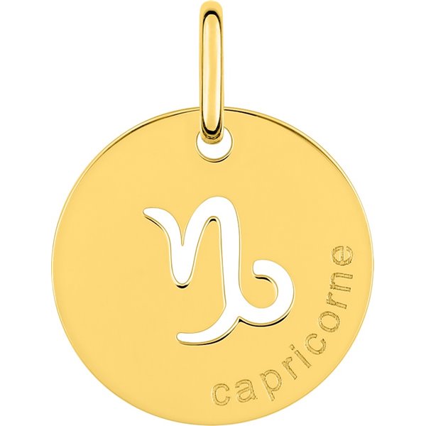 Pendentif zodiaque Capricorne Or Jaune 750