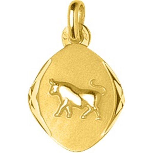 Médaille taureau Or Jaune 750