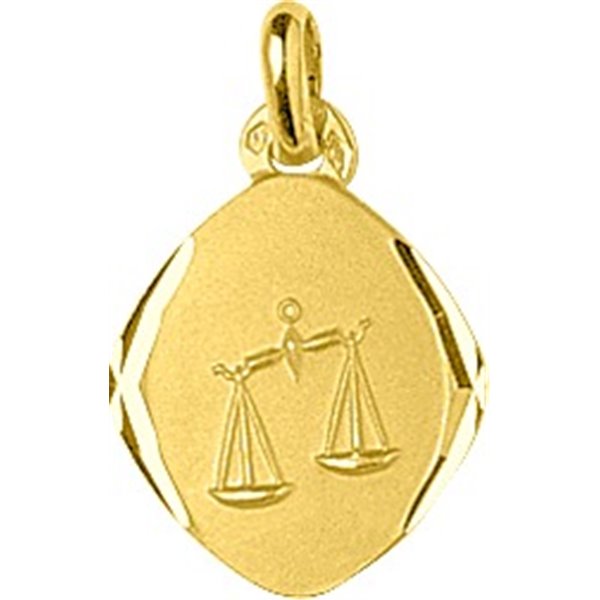 Médaille balance Or Jaune 750