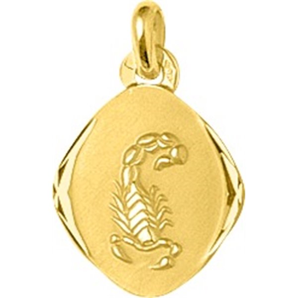 Médaille scorpion Or Jaune 750