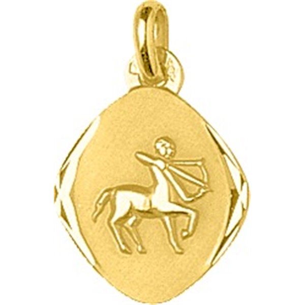 Pendentif zodiaque Sagittaire Or Jaune 750