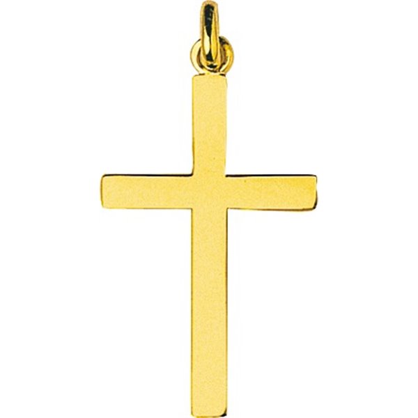 Pendentif croix Or Jaune 750