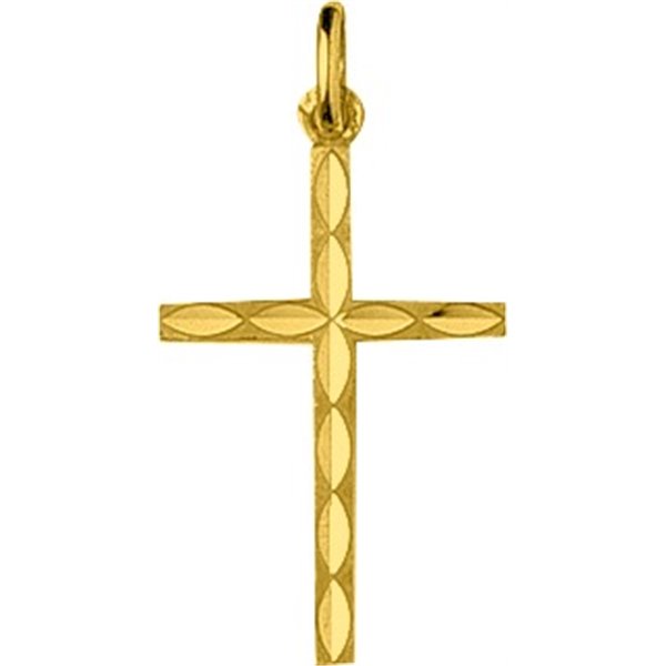 Pendentif croix Or Jaune 750