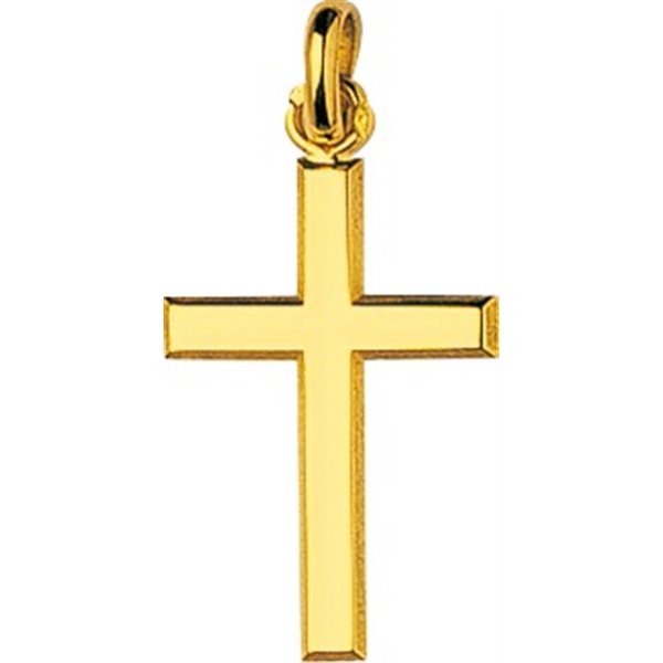 Pendentif croix Or Jaune 750