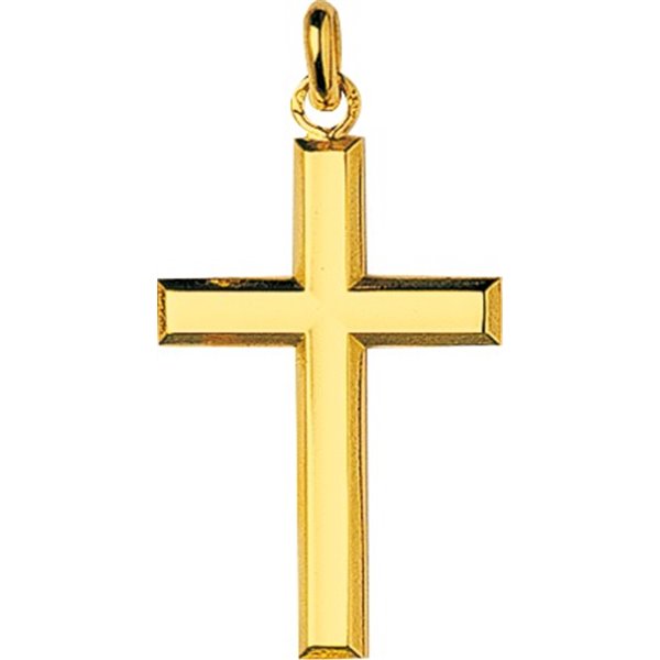 Pendentif croix Or Jaune 750