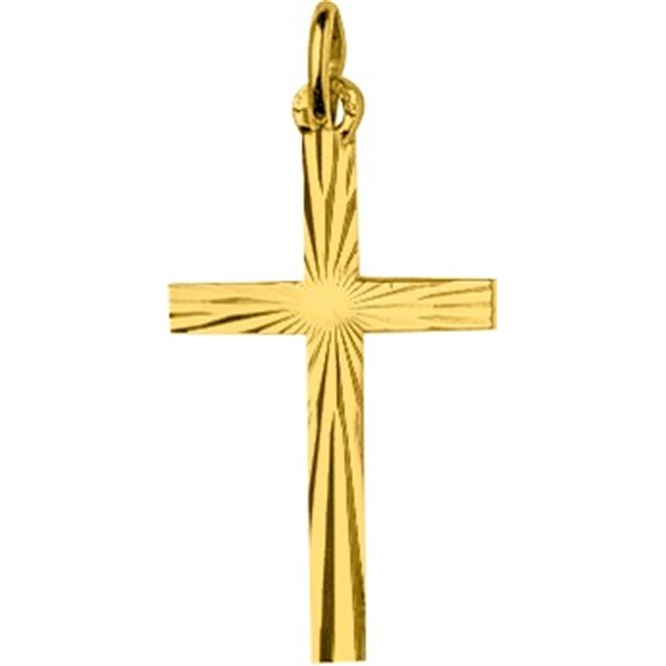 Pendentif croix Or Jaune 750