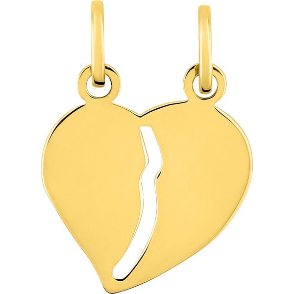 Pendentif coeur Or Jaune 375