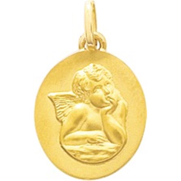 médaille ange Or Jaune 375