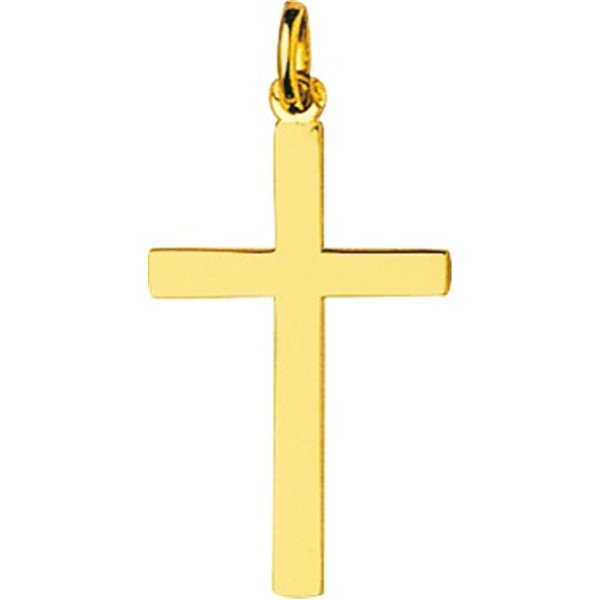 Pendentif croix Or Jaune 375