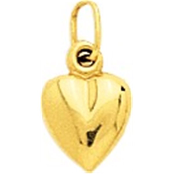 Pendentif coeur Or Jaune 375