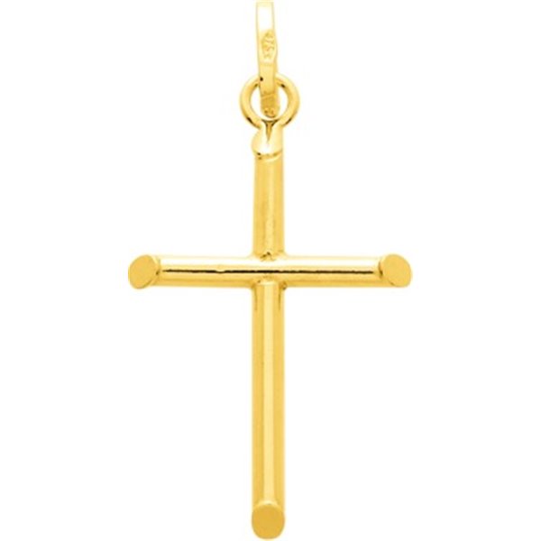 Pendentif croix Or Jaune 375