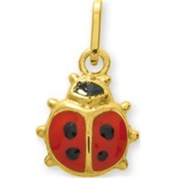 Pendentif coccinelle Or Jaune 375