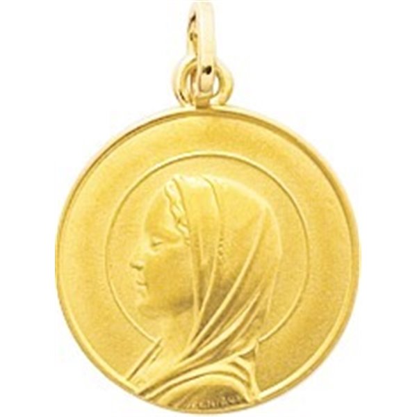 Médaille vierge Or Jaune 375