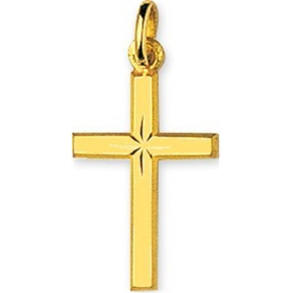 Pendentif croix Or Jaune 375